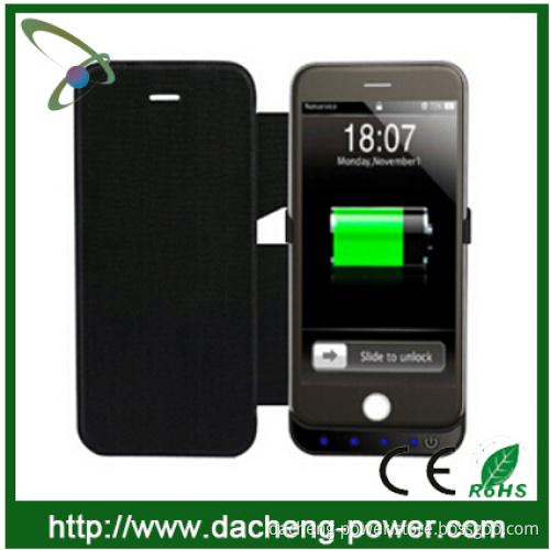 2014 arrival! 3000mAH external battery case with cover for IPhone6 4.7"